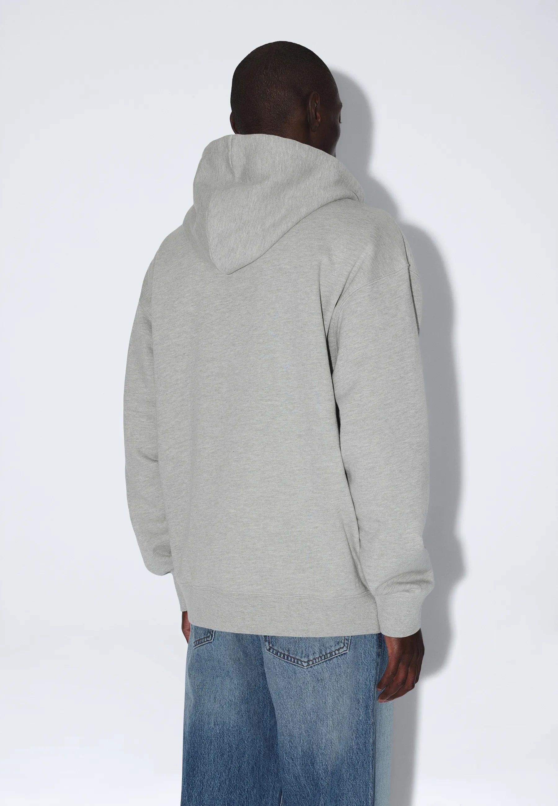 Aiden Zip Hoodie - Grey Melange Time - Image 14