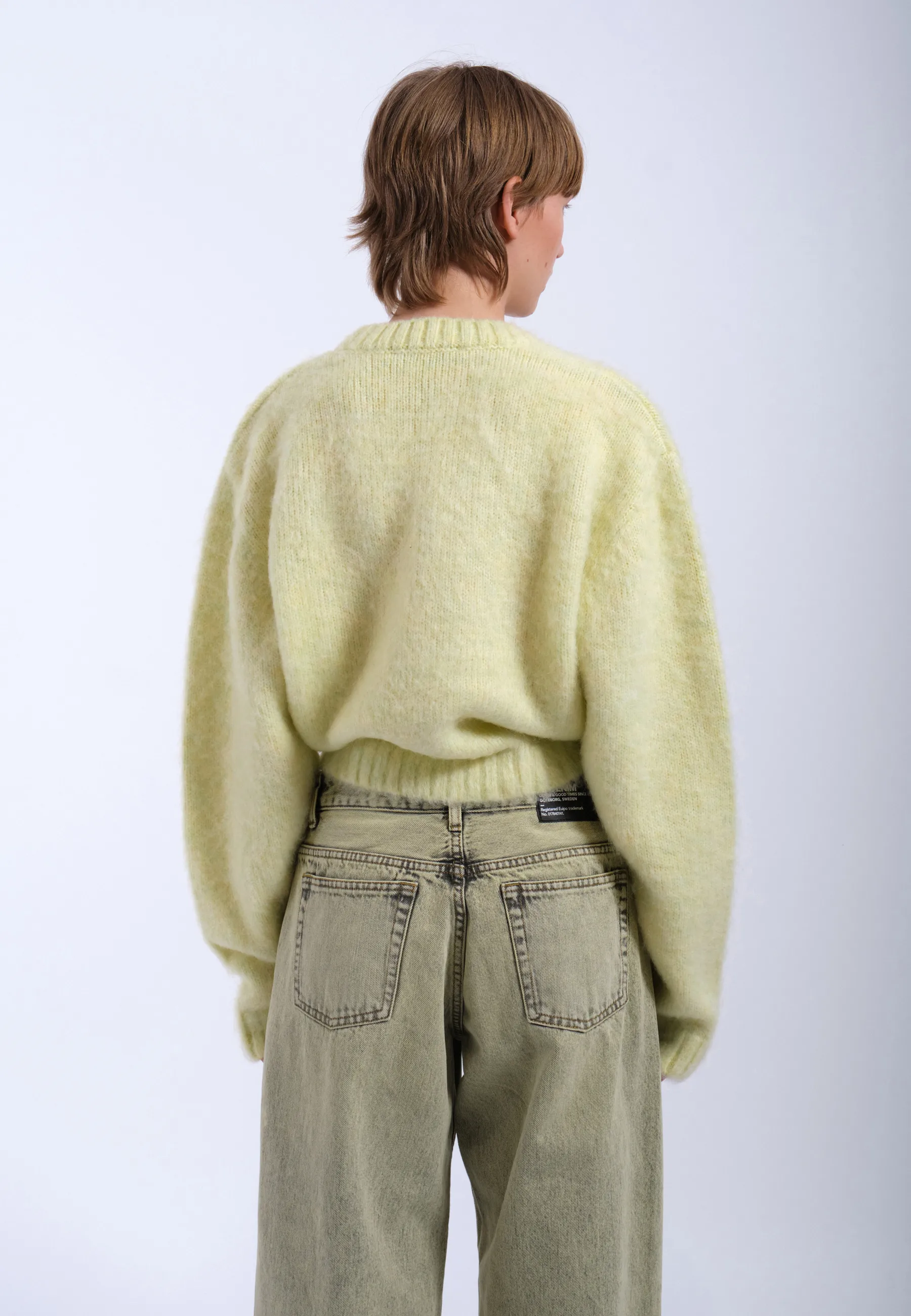 Betty Cardigan - Brushed Light Yellow - Image 8