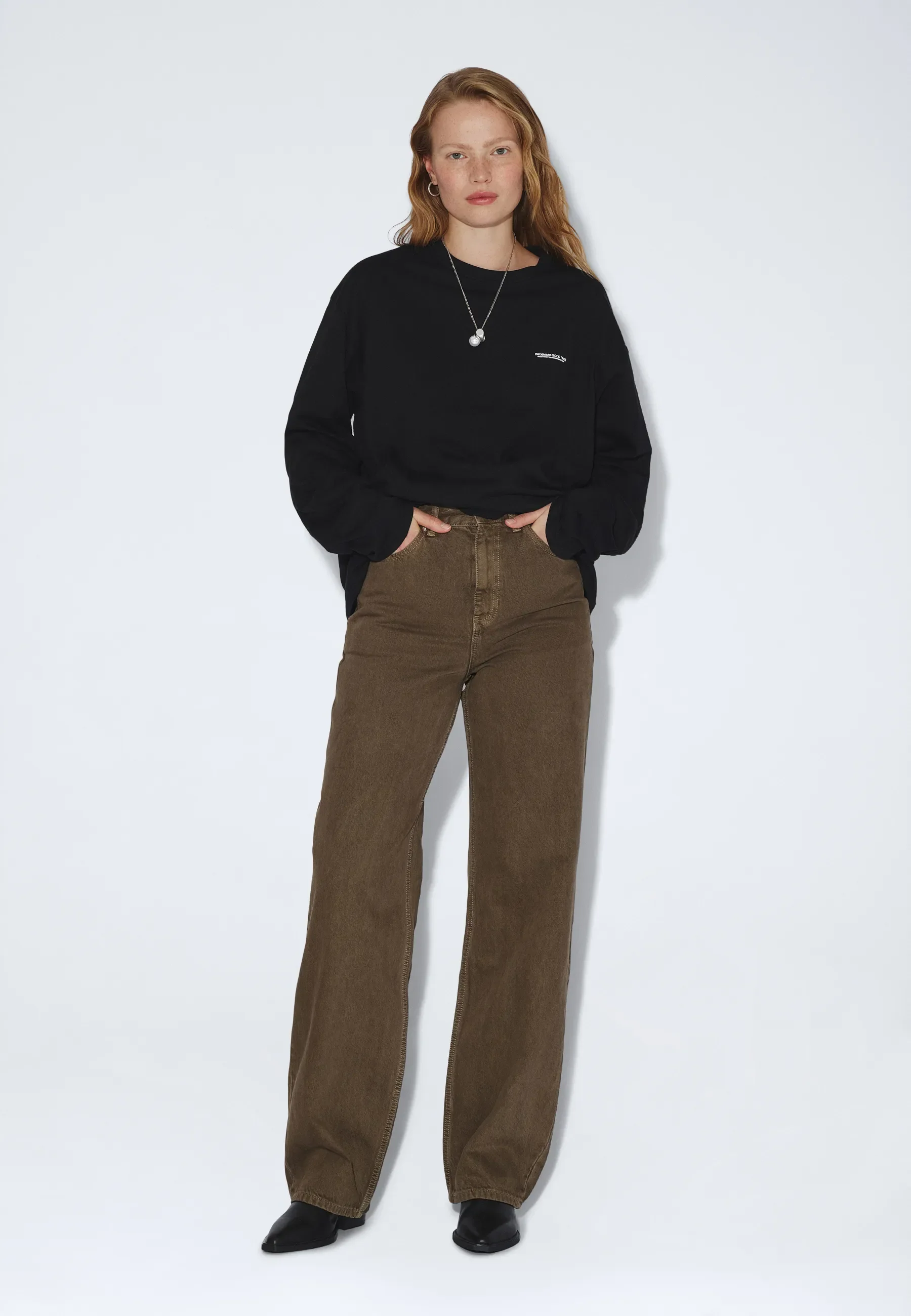 Caiden Long Sleeve - Black Circle Flower - Image 6