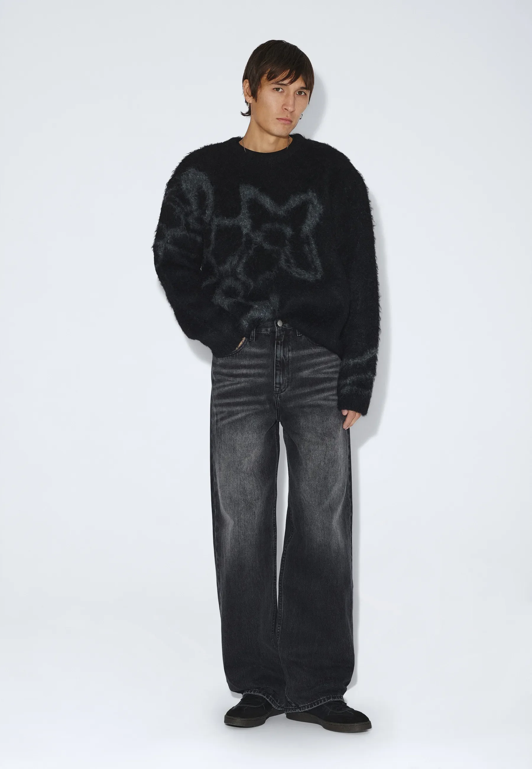 Cormac Baggy - Black Spray - Image 2