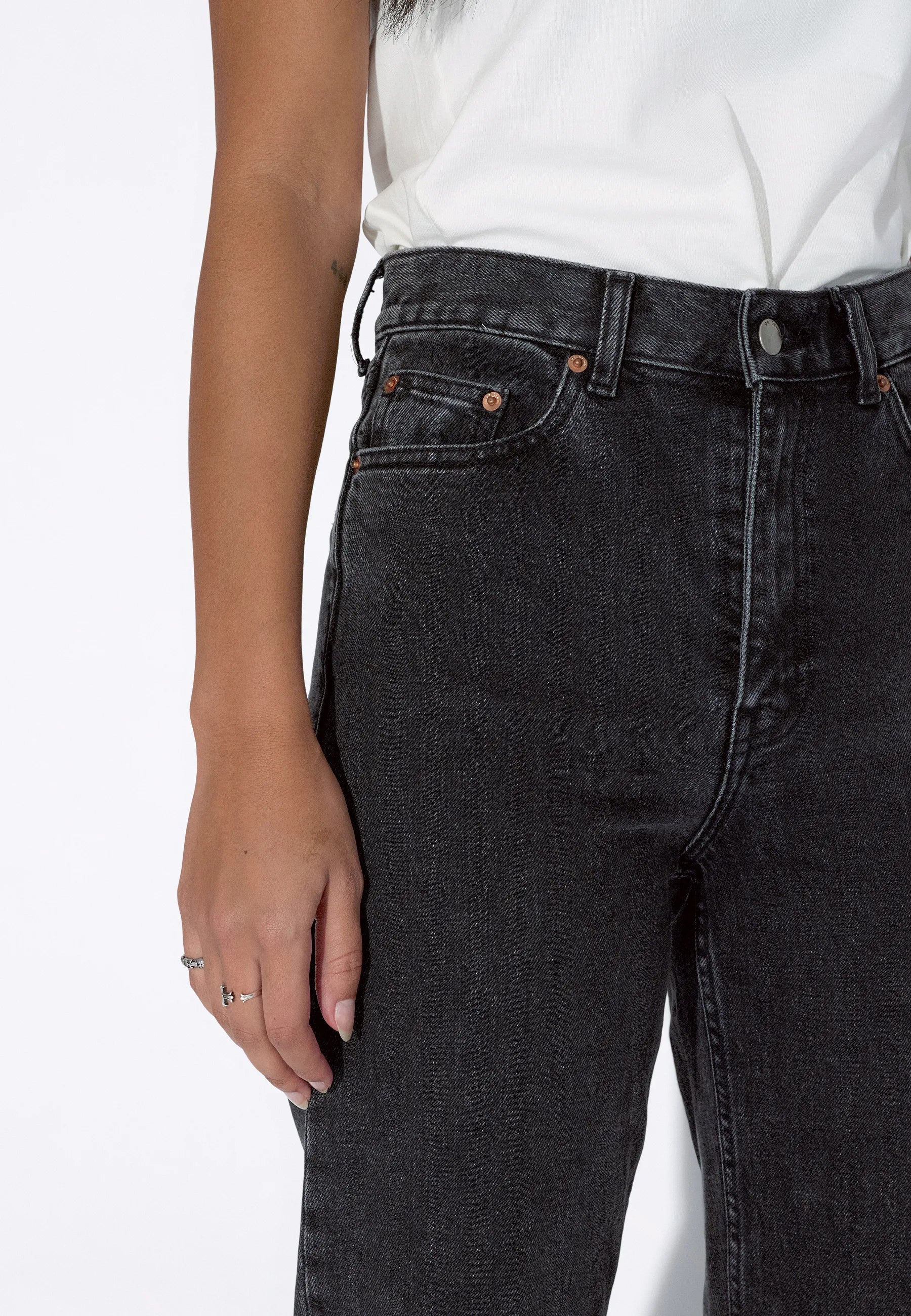 Echo High Straight - Tar Retro Black - Image 8