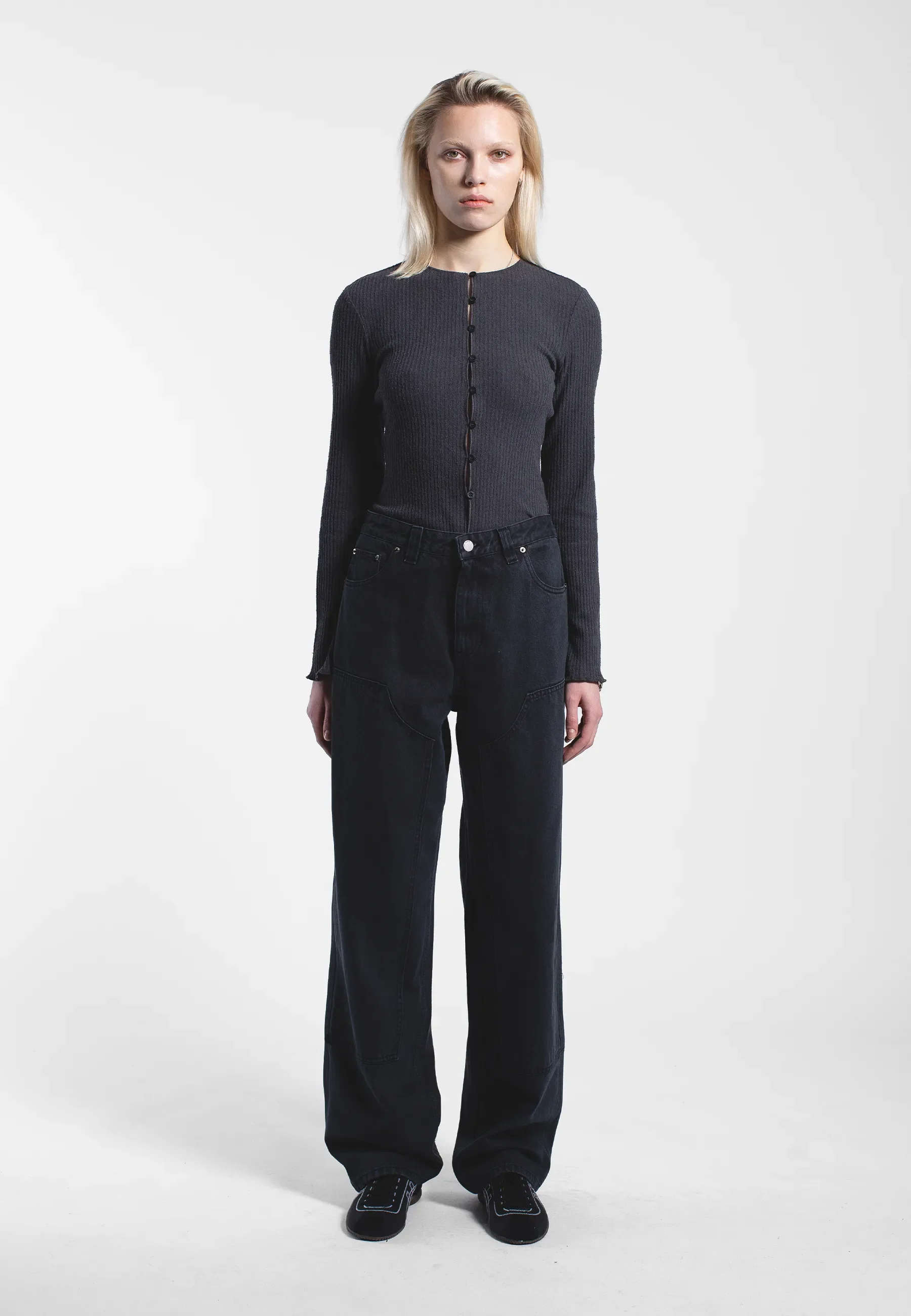 Jena Double Knee - Dark Grey - Image 3