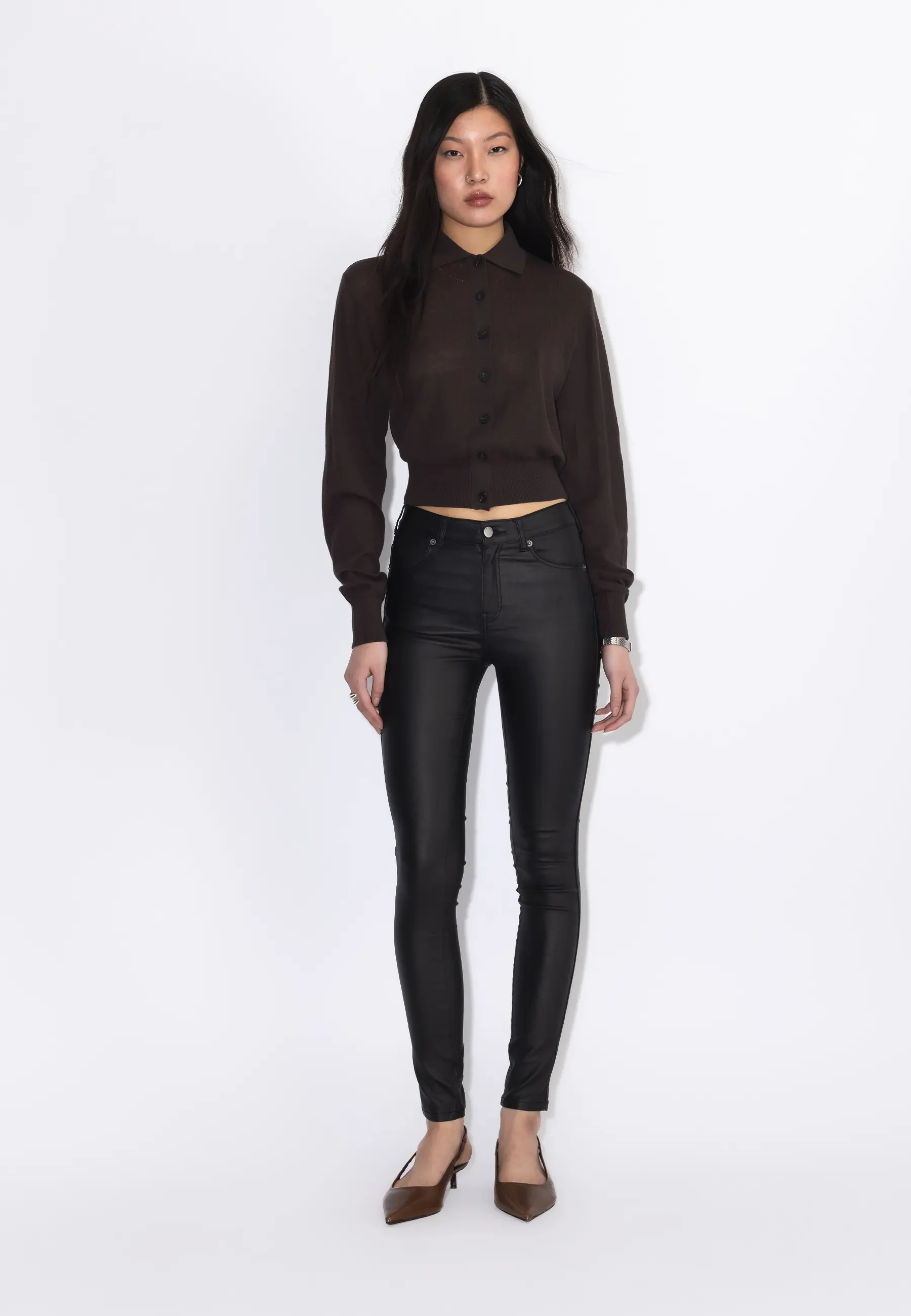 Lexy Mid Skinny - Black metal - Image 3