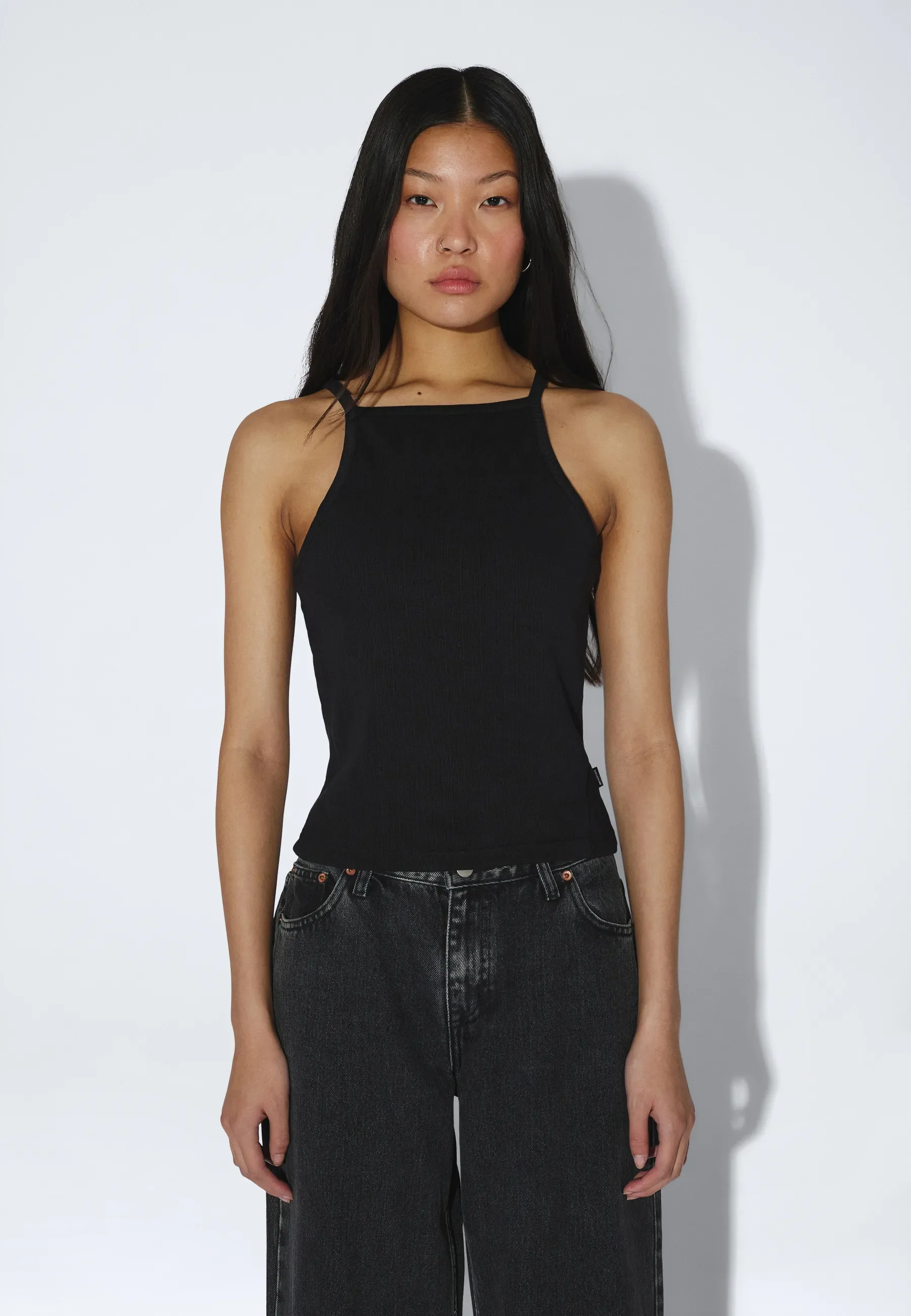 Liora Rib Top - Black - Image 6