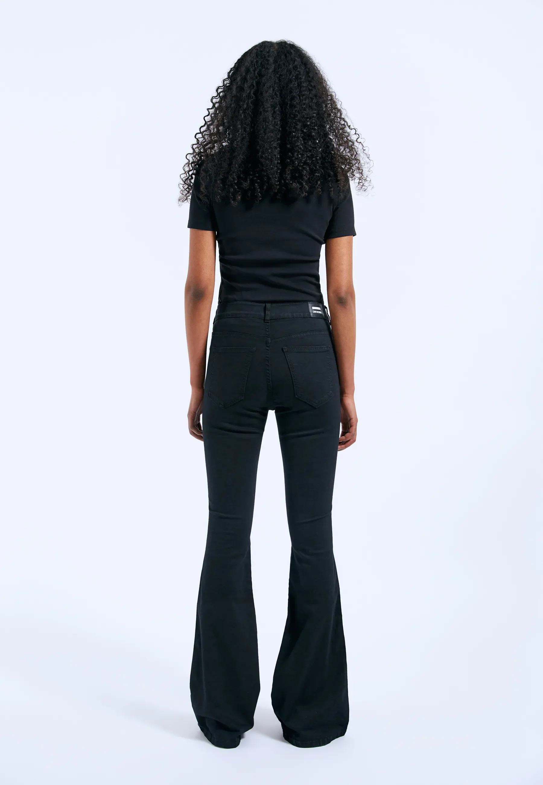 Macy Mid Flare - Black - Image 4