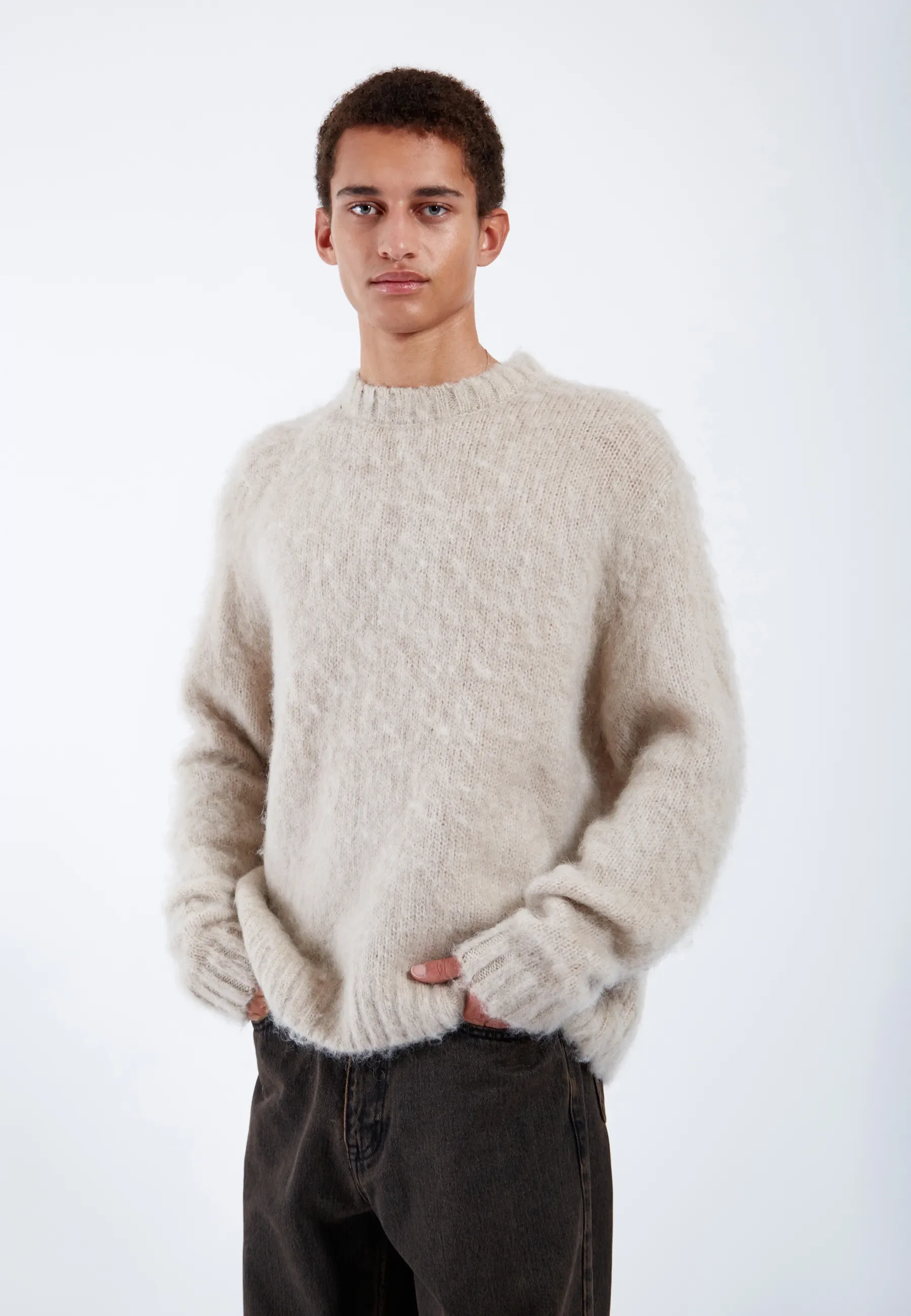 Mic Sweater - Brushed Silver Lining - Image 7