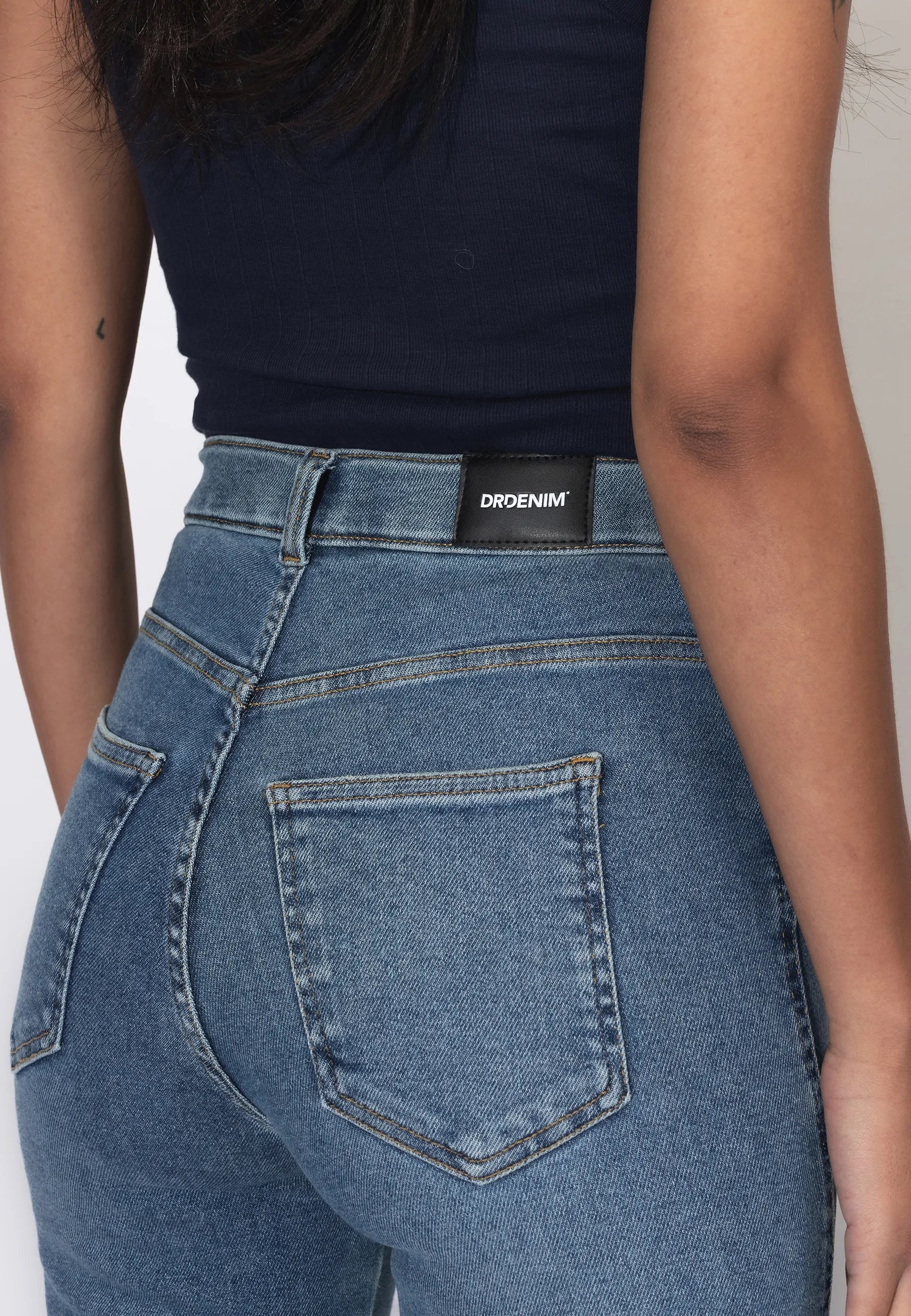 Moxy High Straight - Cape Sky Worn Hem - Image 8