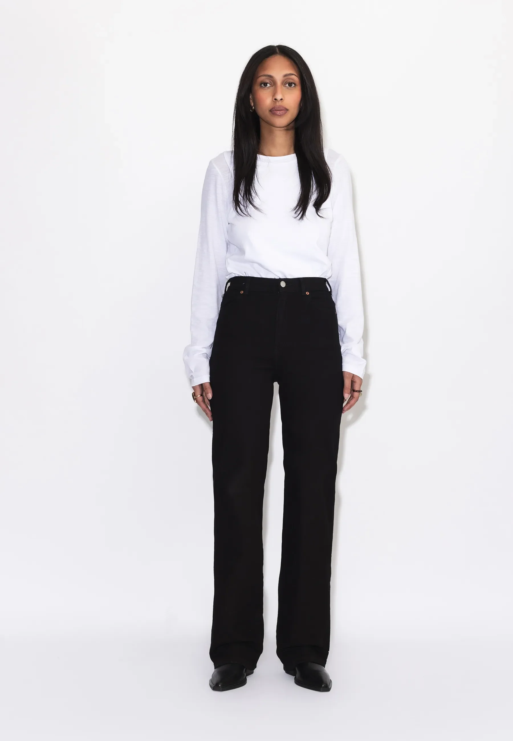 Moxy High Straight - Solid Black - Image 3