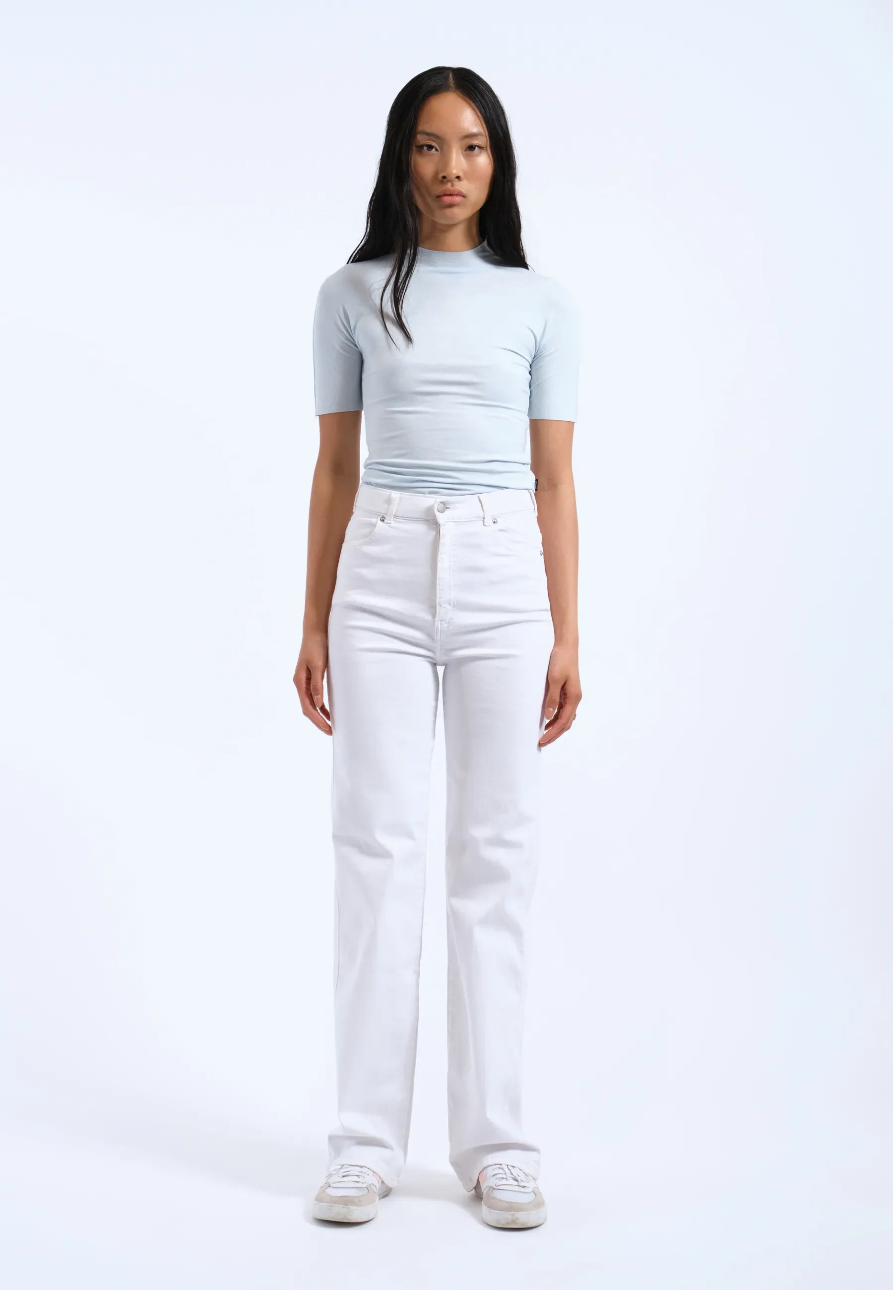 Moxy High Straight - White