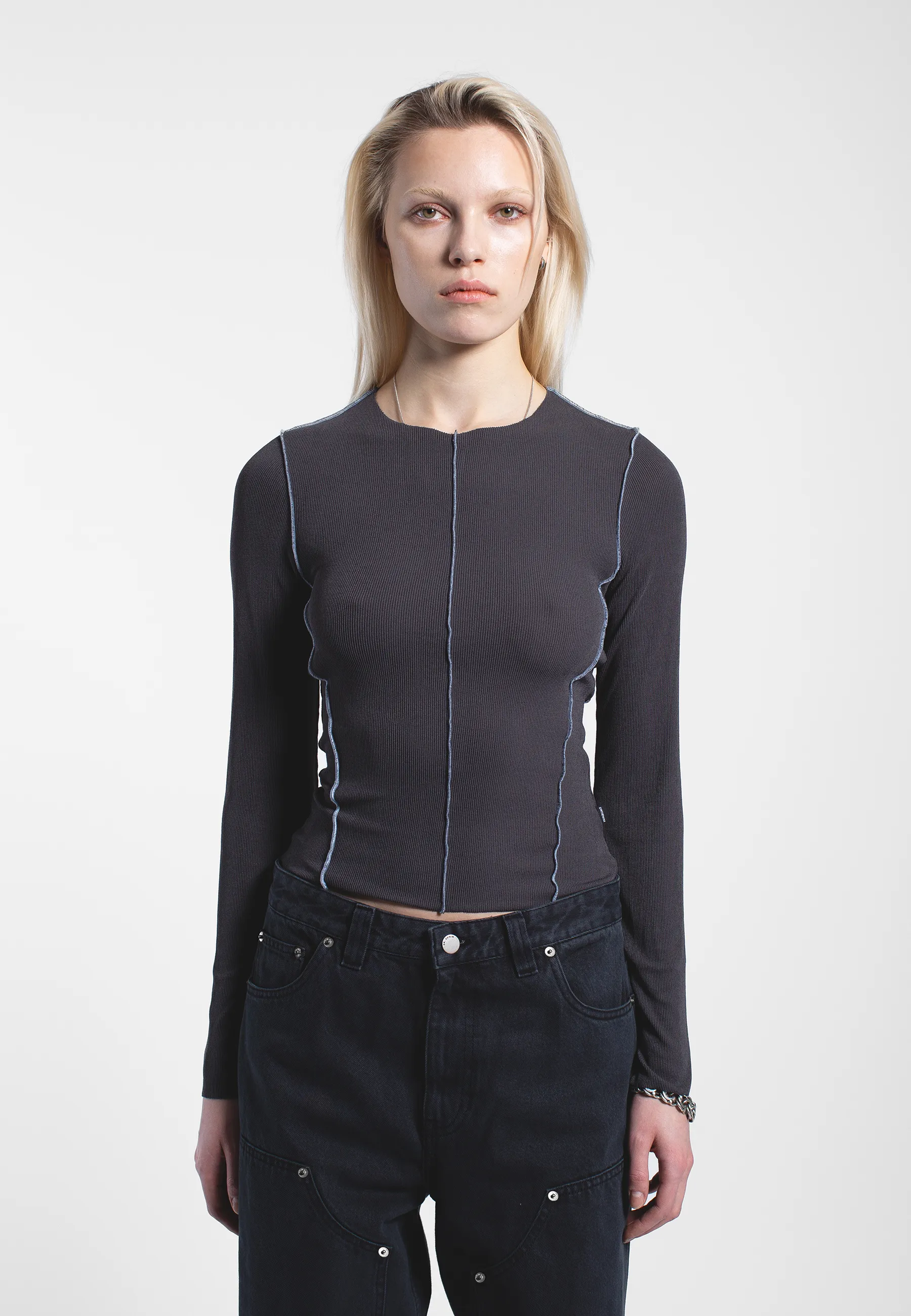 Nicola Top - Asphalt Contrast - Image 3