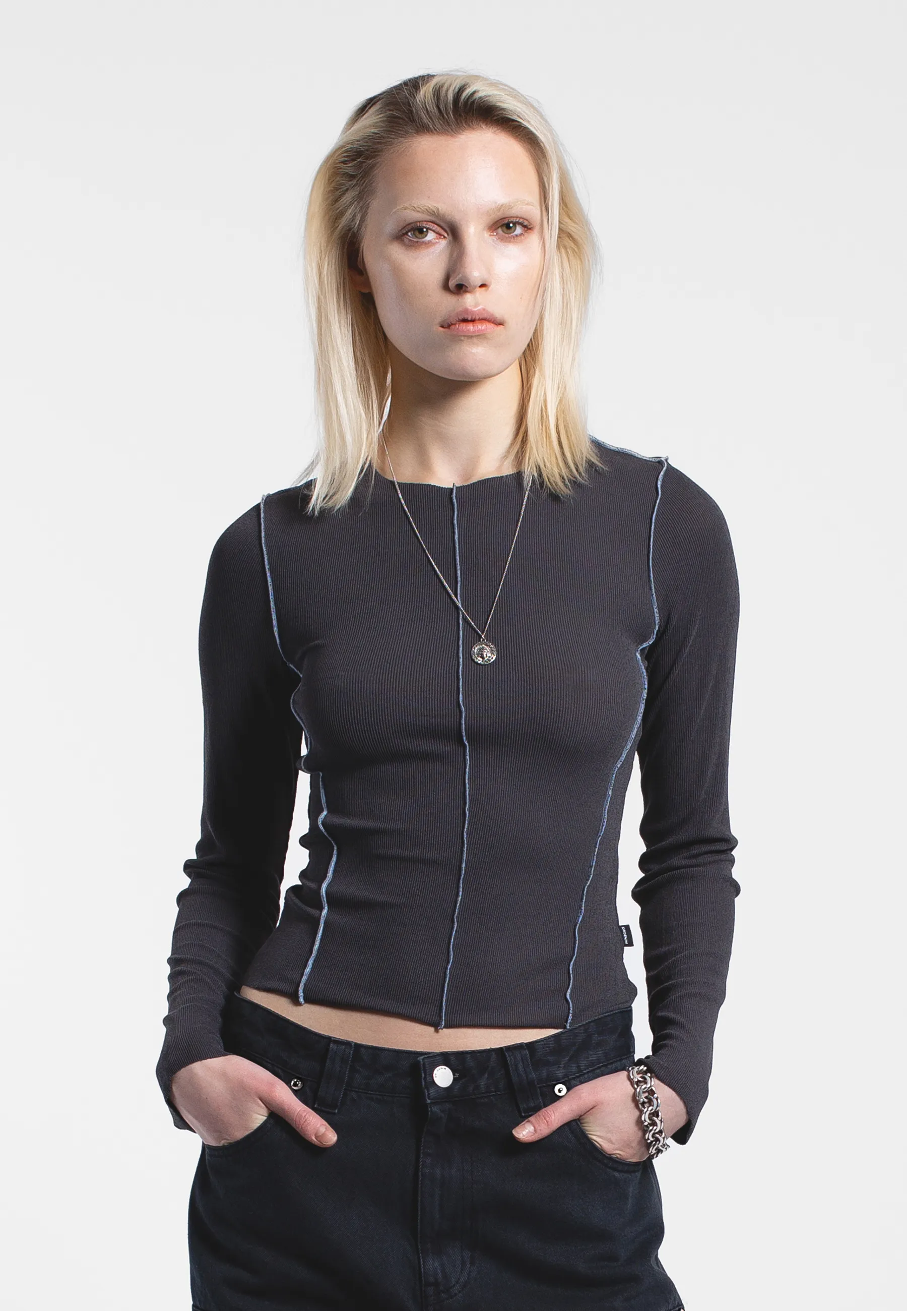 Nicola Top - Asphalt Contrast - Image 4
