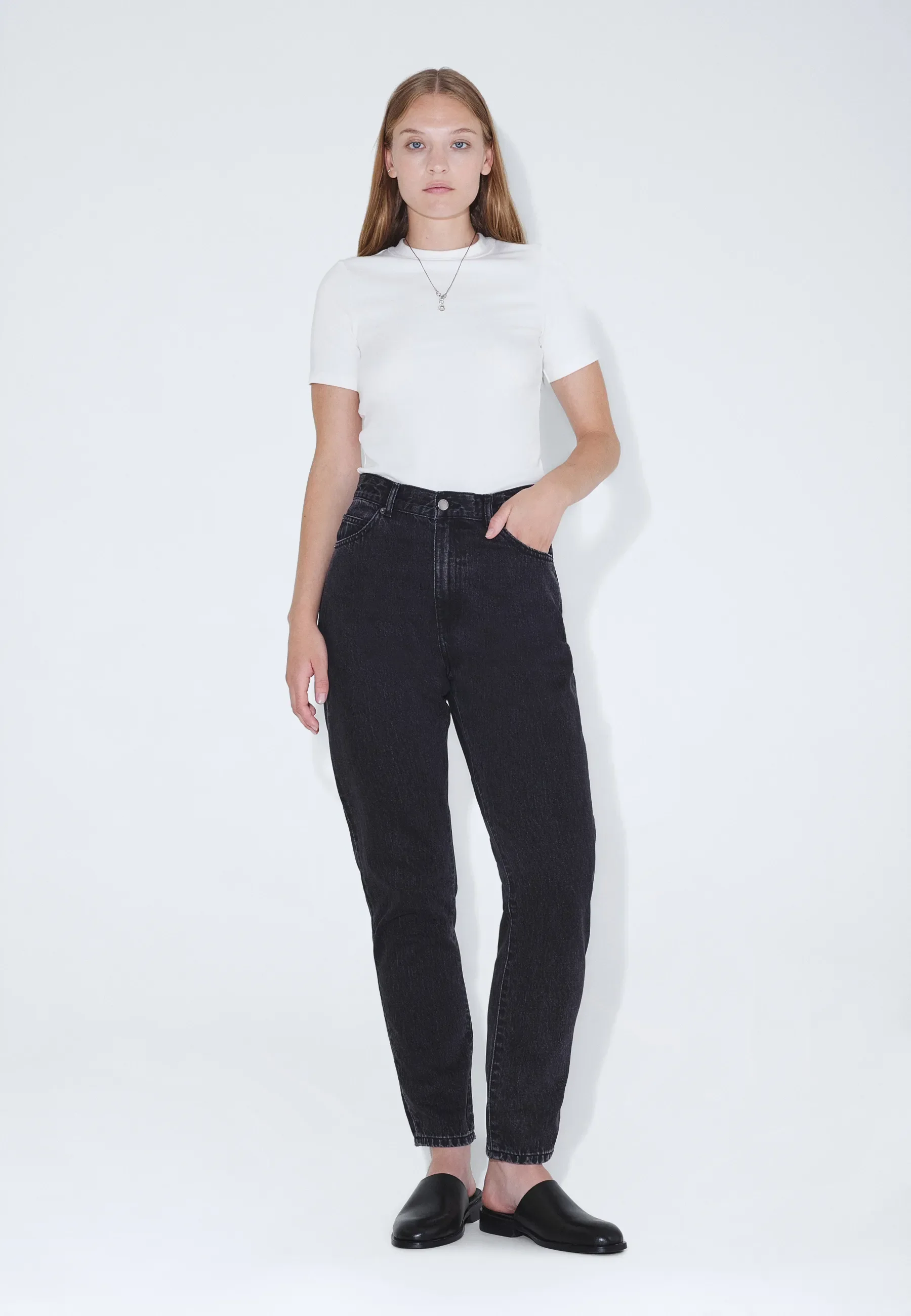 Nora High Cropped - Retro black