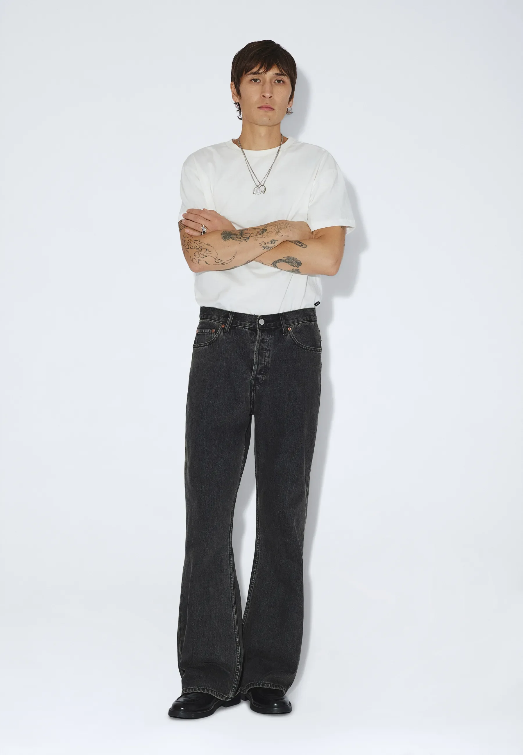 Rift Wide Bootcut - Aged Black - Image 2