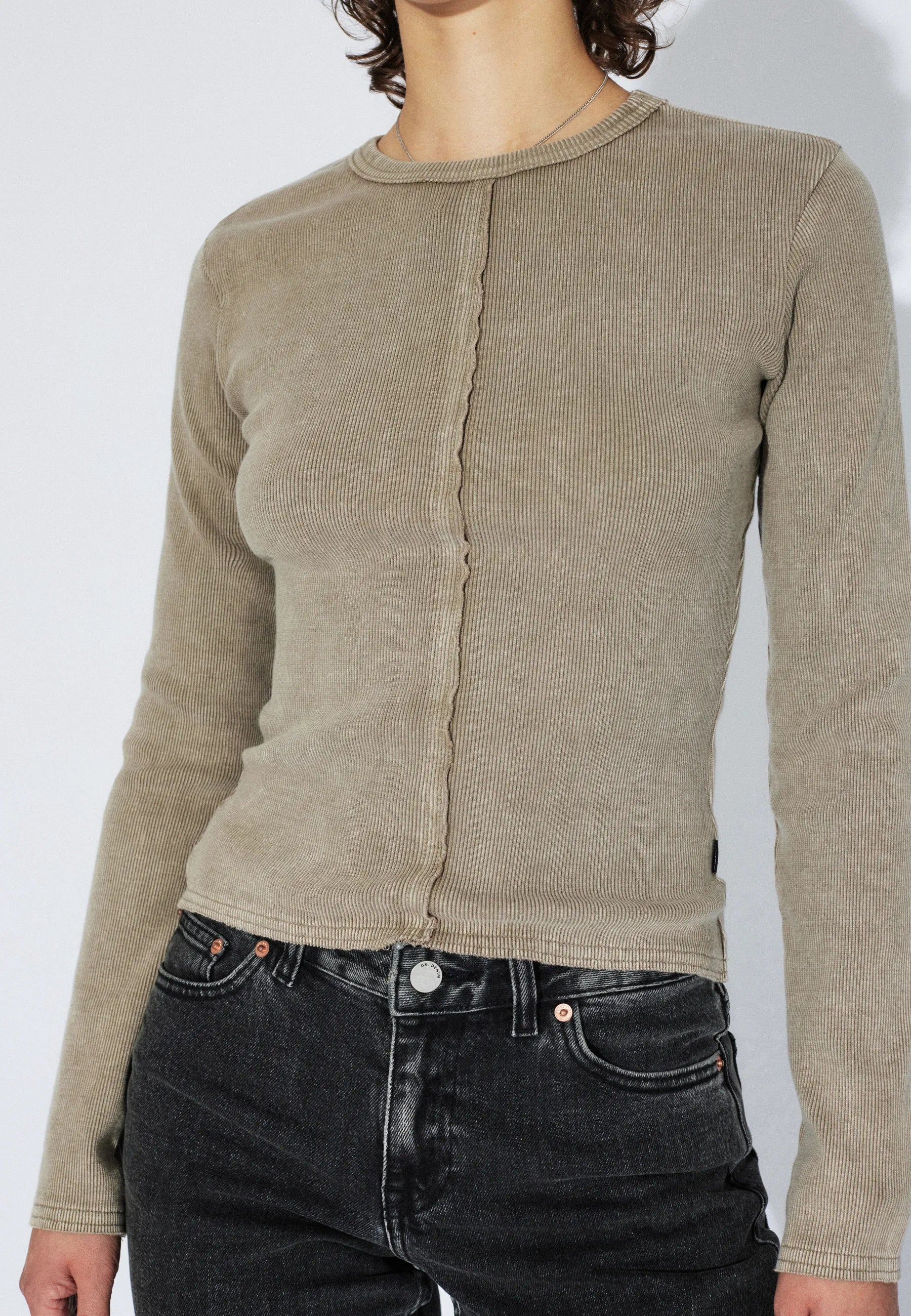 Stella Rib - Washed Khaki - Image 9