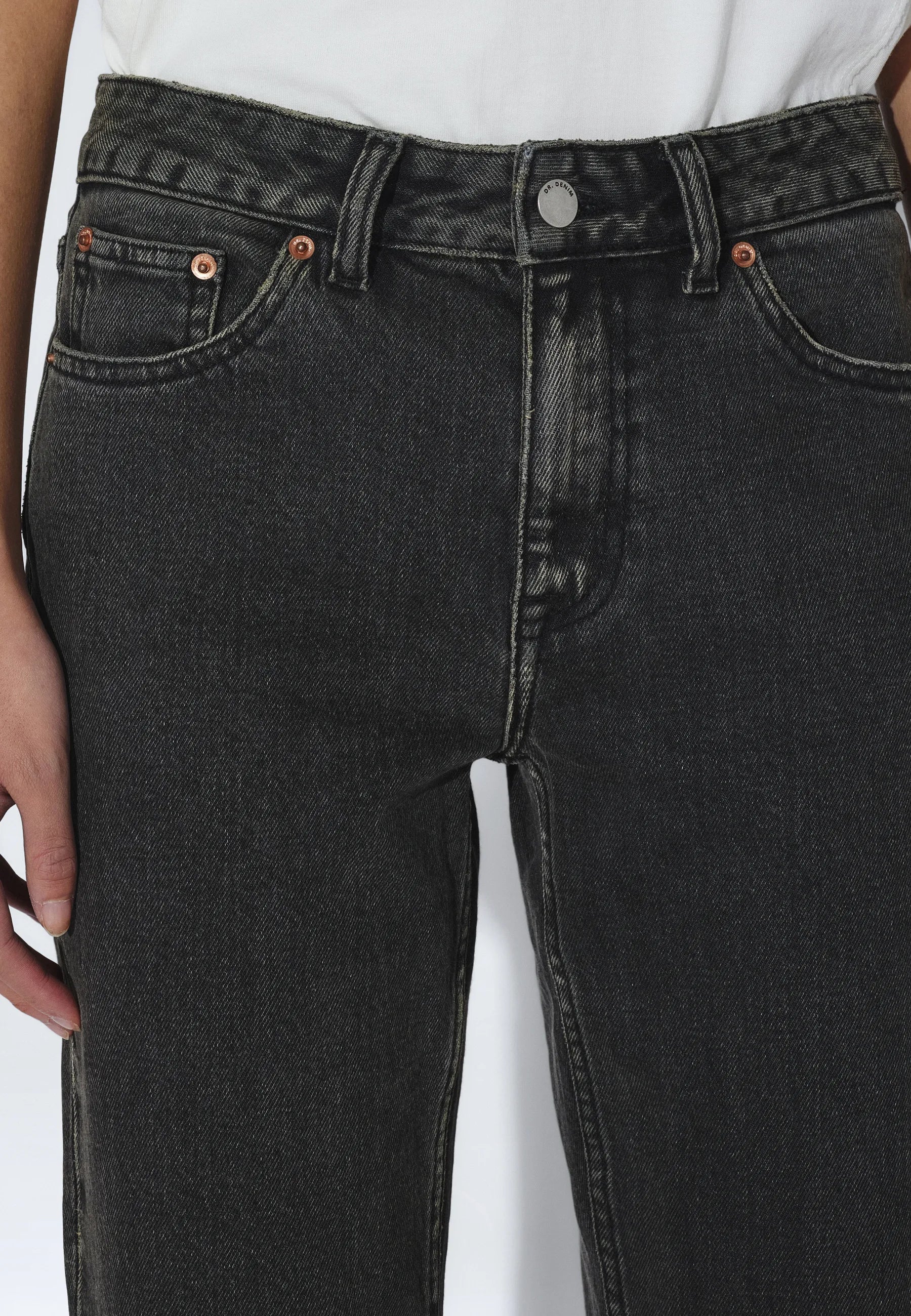 Straw Mid Slim - Tar Aged Black - Image 7