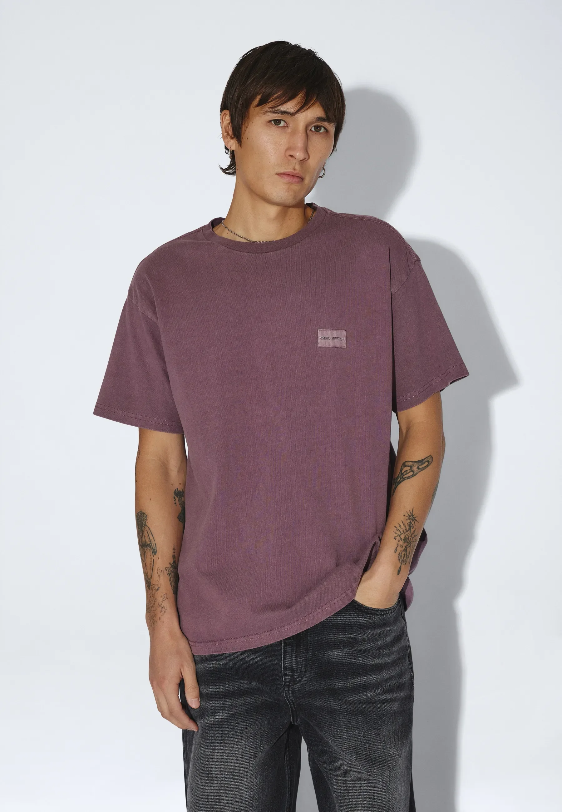 Trooper Tee - Aubergine Overdye - Image 14