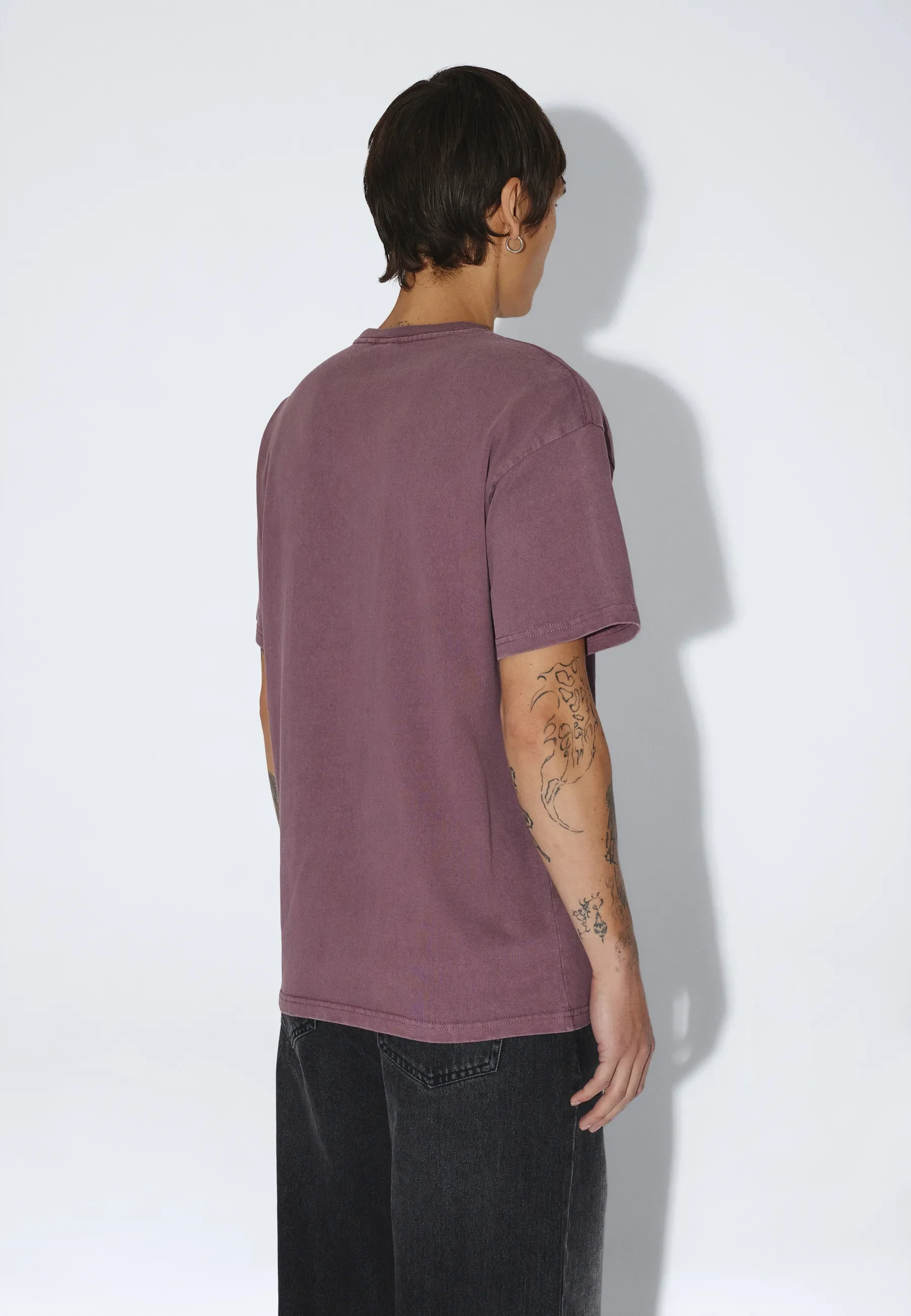 Trooper Tee - Aubergine Overdye - Image 15