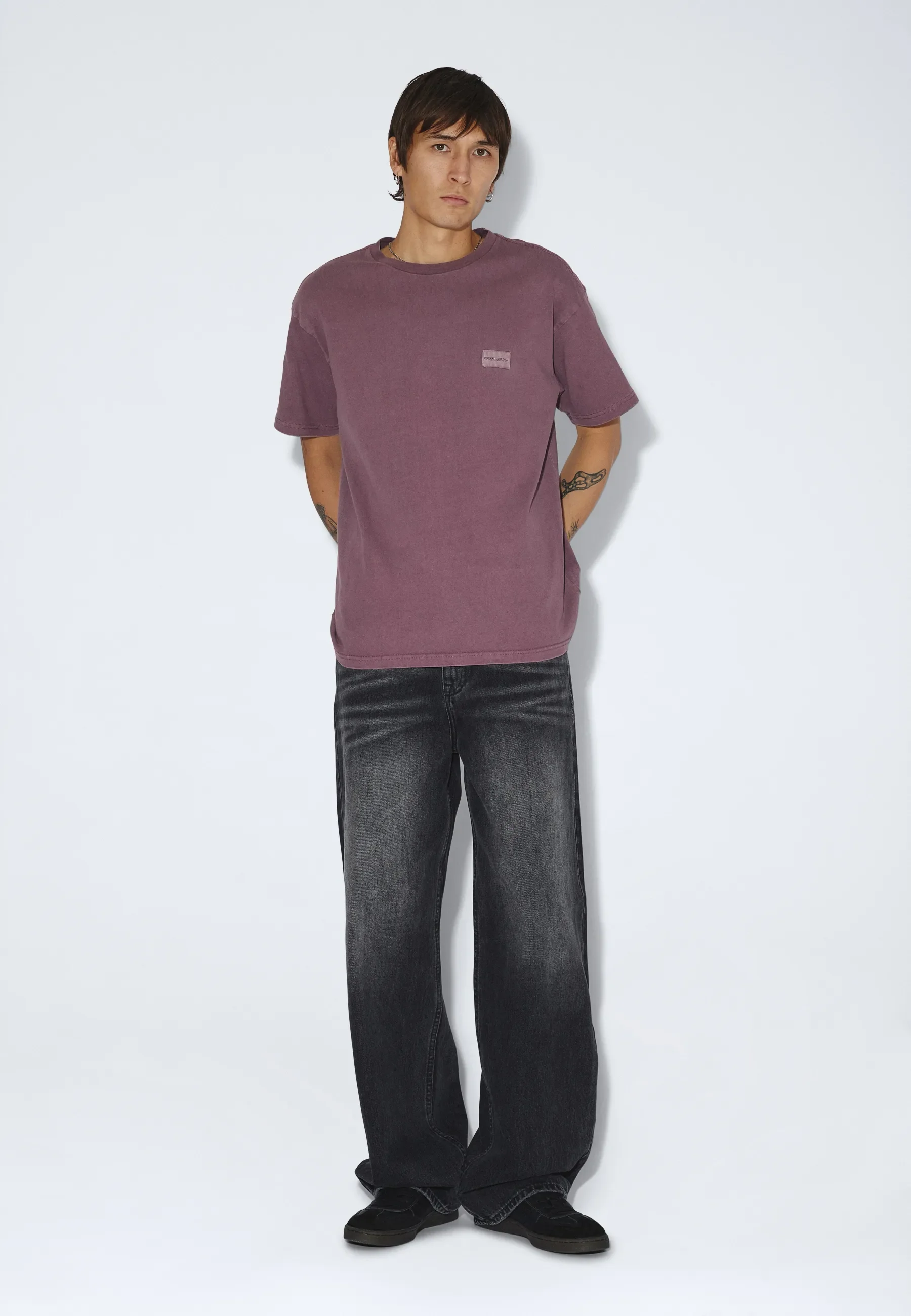 Trooper Tee - Aubergine Overdye - Image 5