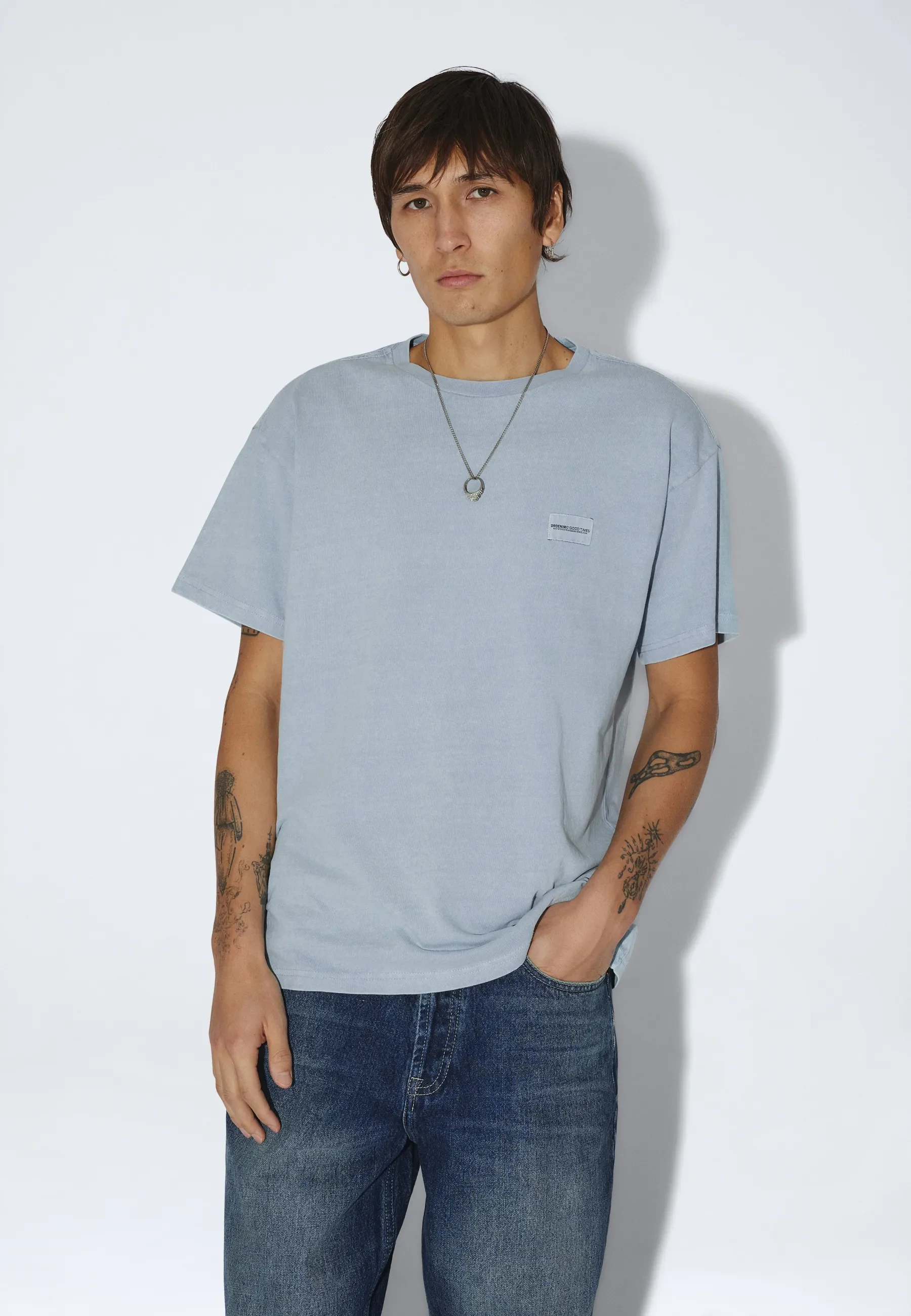 Trooper Tee - Washed Blue - Image 12