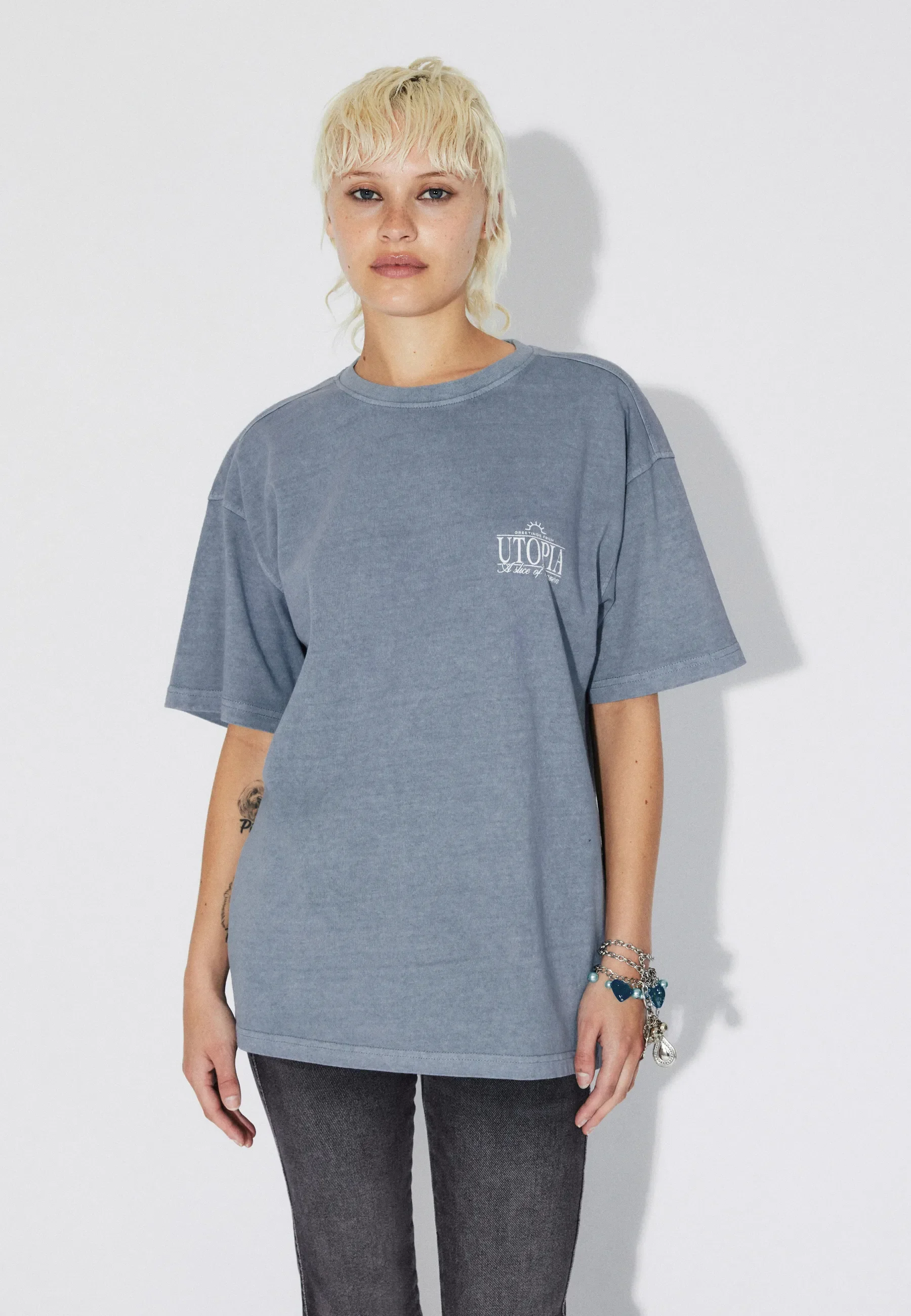 Trooper Tee - Washed Blue Utopia - Image 10
