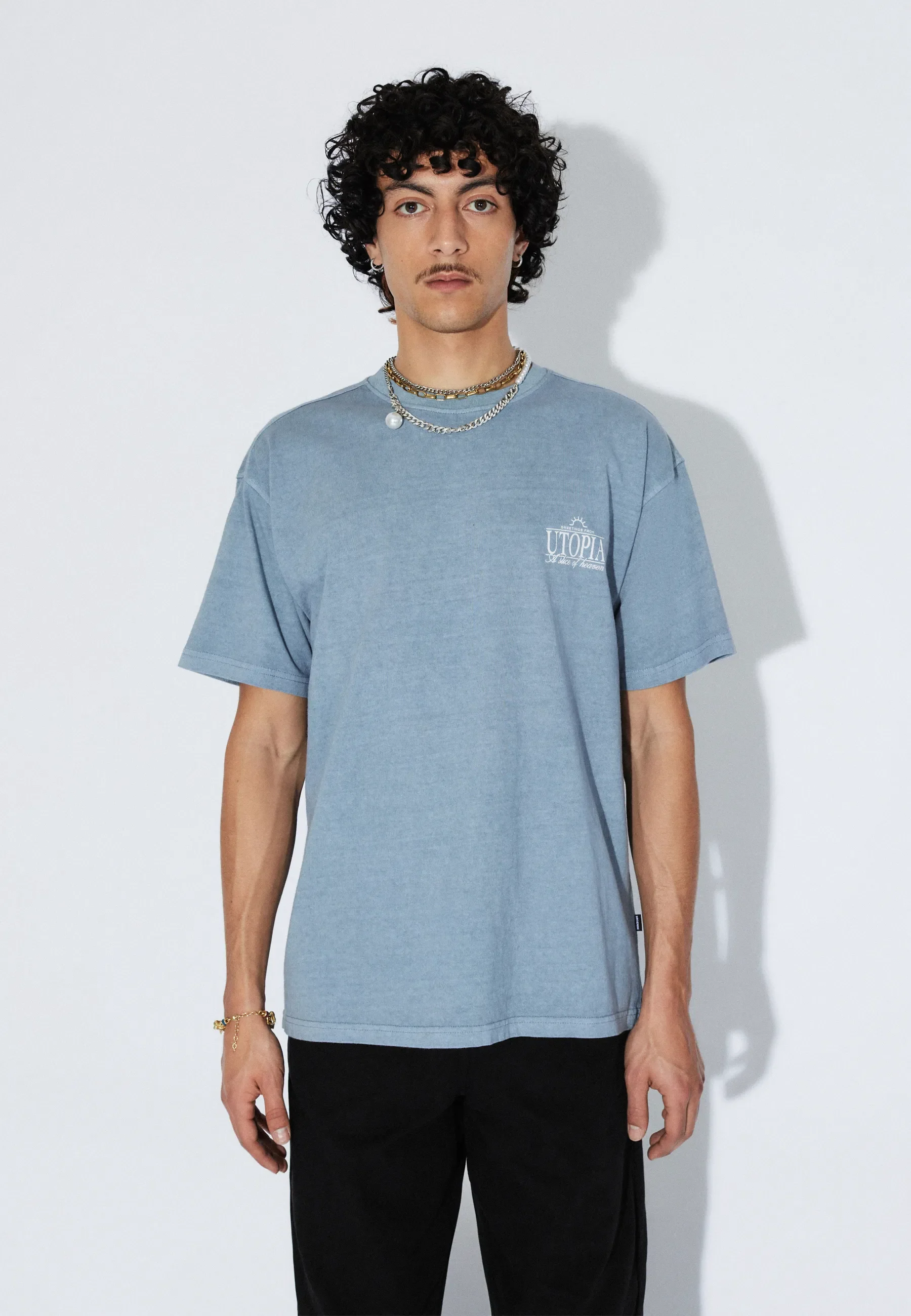 Trooper Tee - Washed Blue Utopia - Image 6