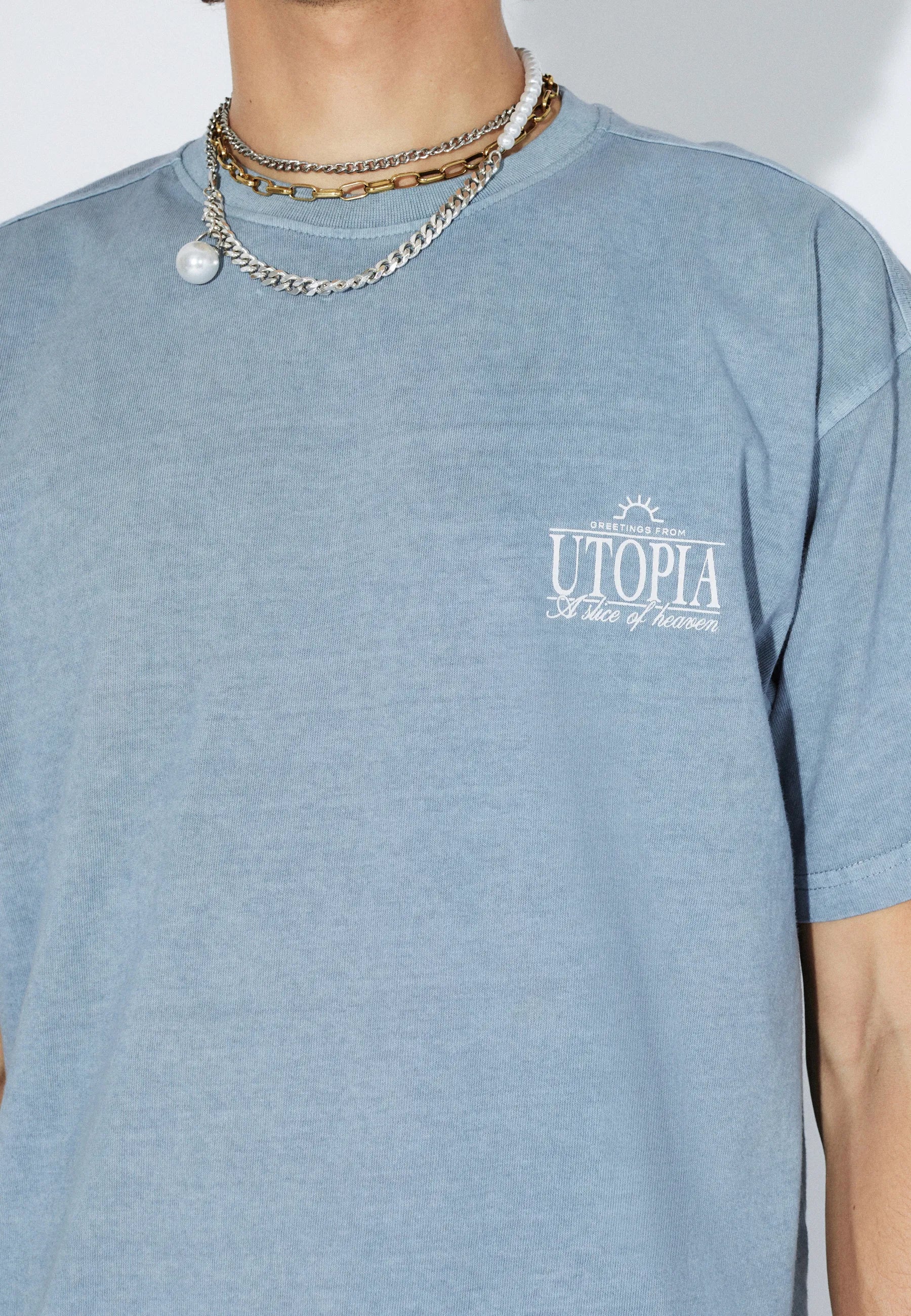 Trooper Tee - Washed Blue Utopia - Image 8