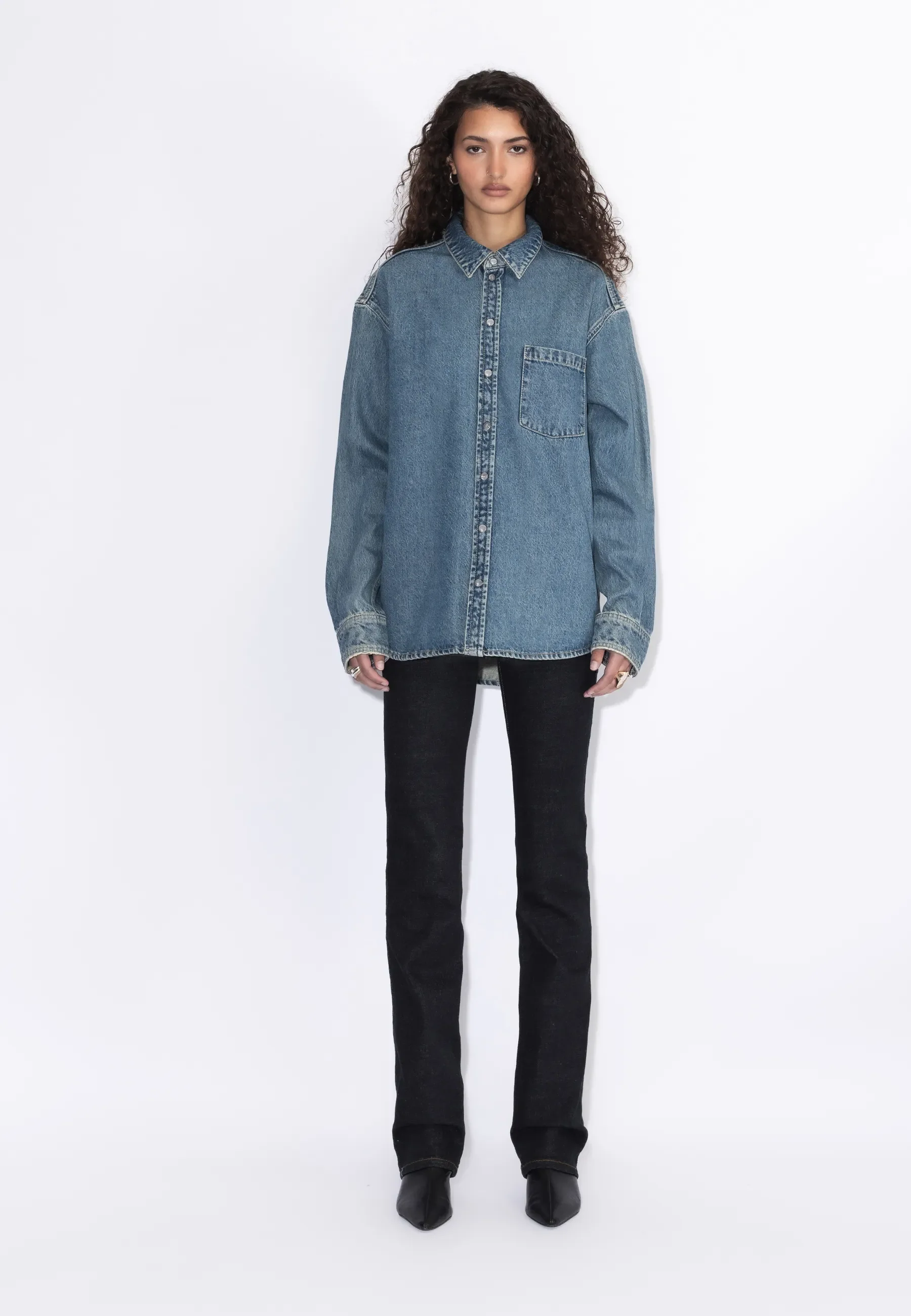 Wes Denim Shirt - Drift Sky Retro - Image 5