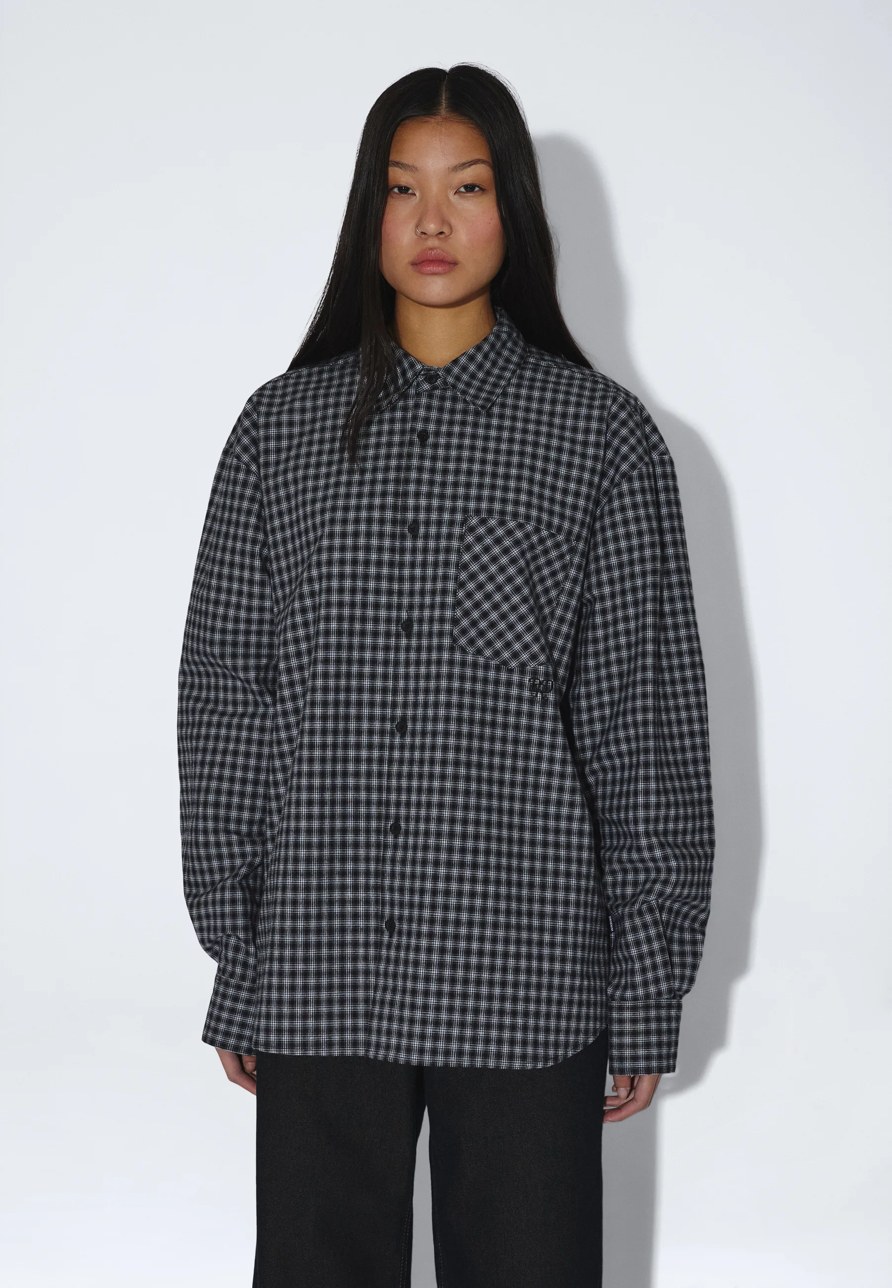 Wes Shirt - Fall Black Check - Image 11